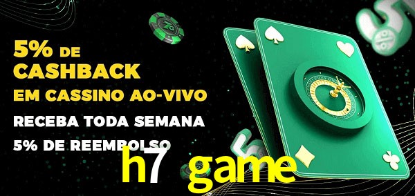 Promoções do cassino ao Vivo h7 game